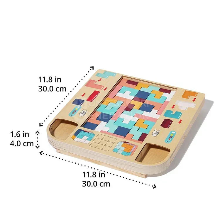 Tetris in Legno Montessori