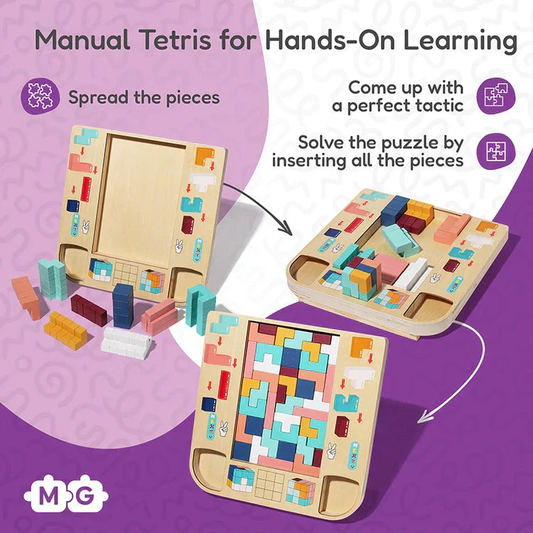 Tetris in Legno Montessori