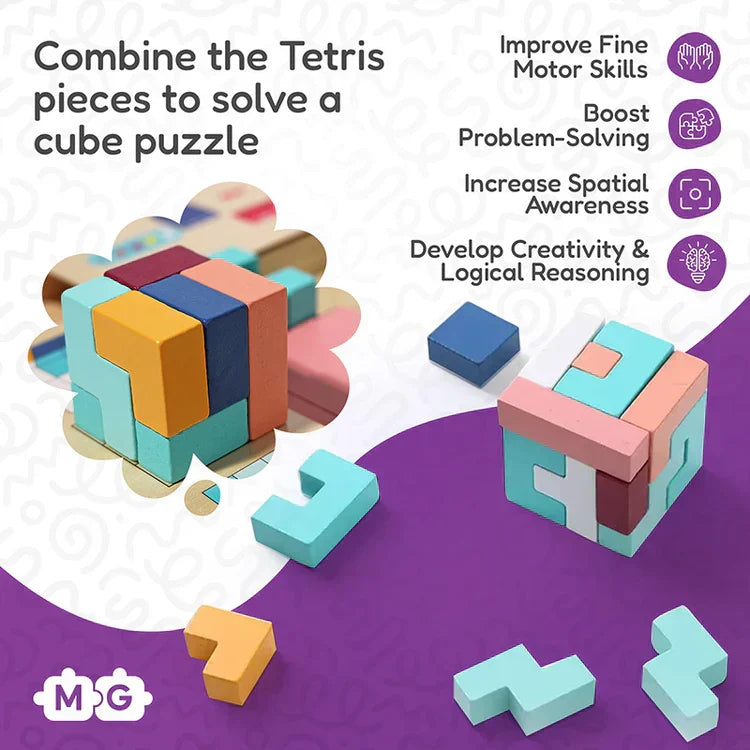 Tetris in Legno Montessori