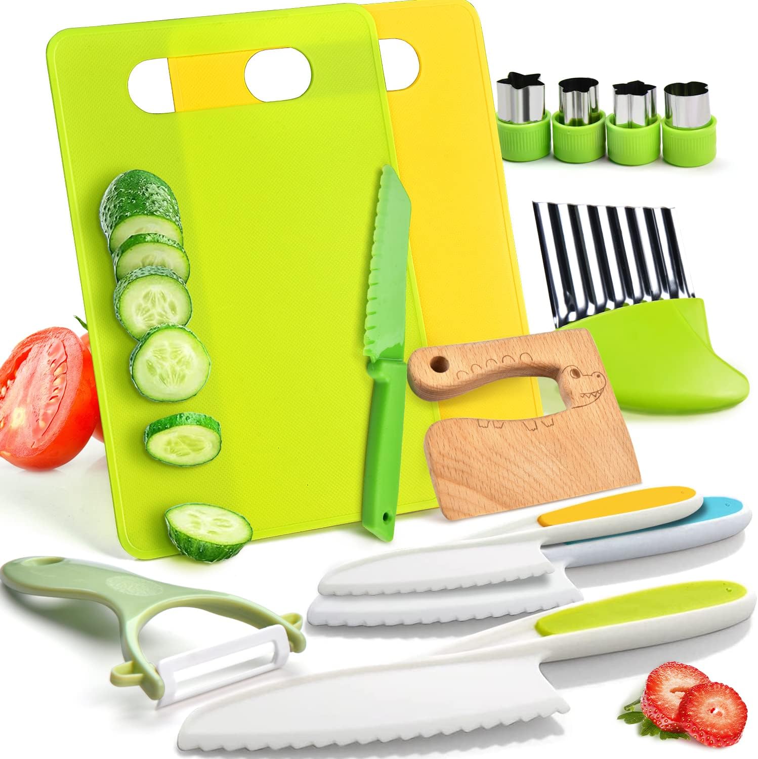 Set Utensili da Cucina Montessori (13 pezzi) - Confezione da 2
