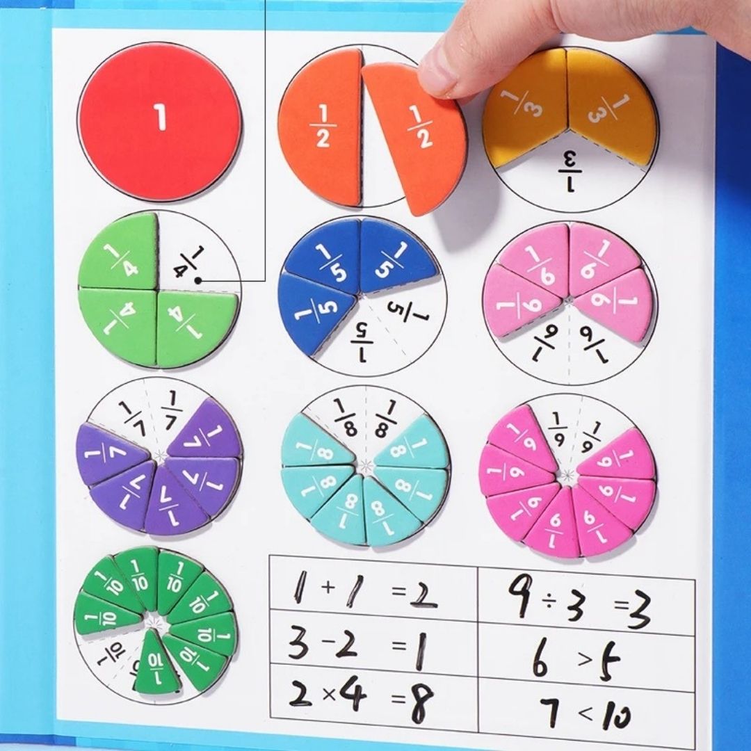 Gioco Magnetico delle Frazioni Montessori