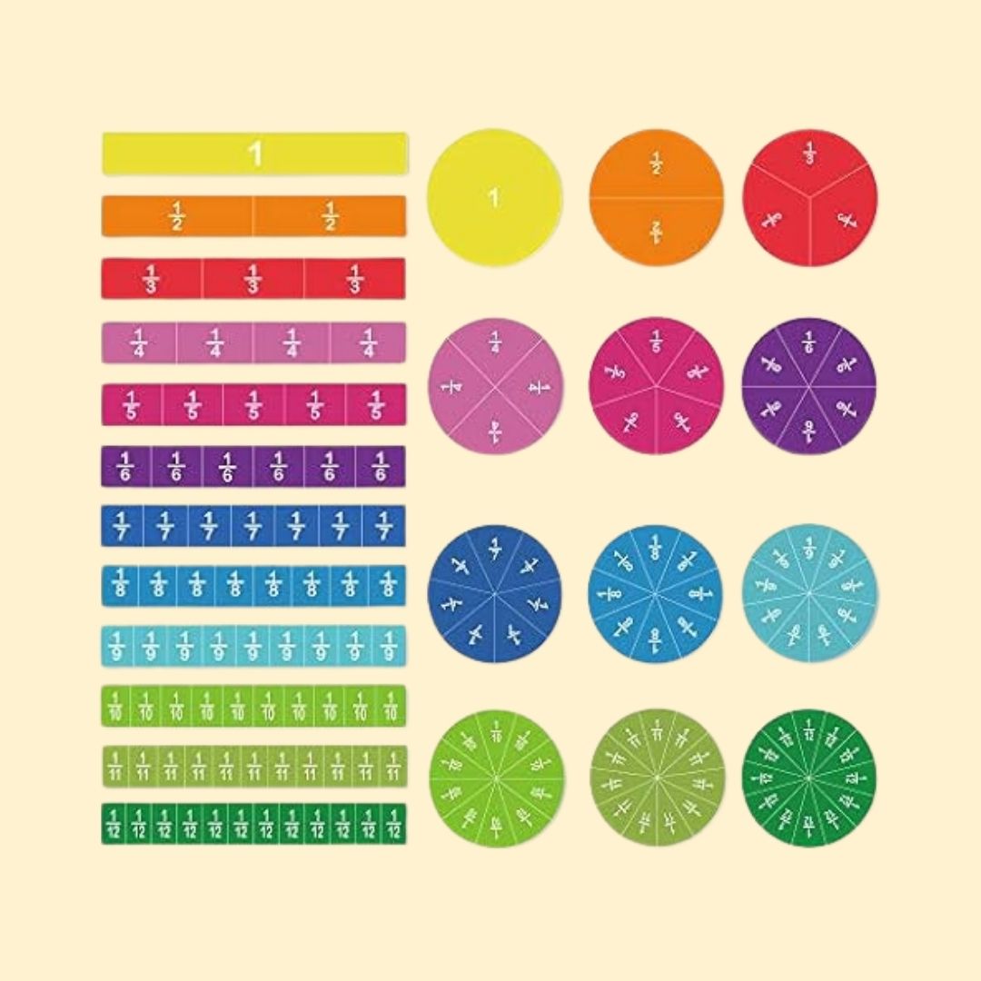 Gioco Magnetico delle Frazioni Montessori