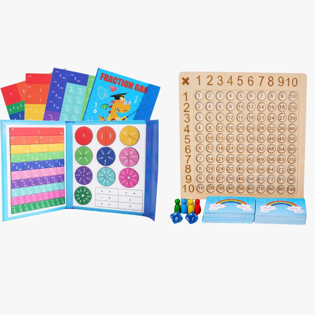 Gioco Magnetico delle Frazioni Montessori