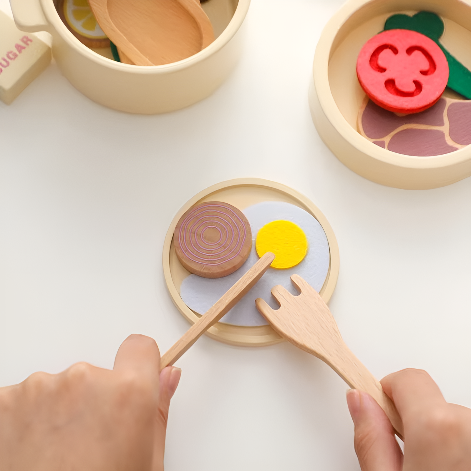 Cucina Giocattolo in Legno Montessori