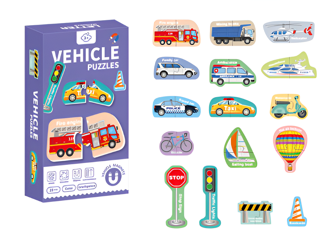 Puzzle Magnetico Educativo Montessori