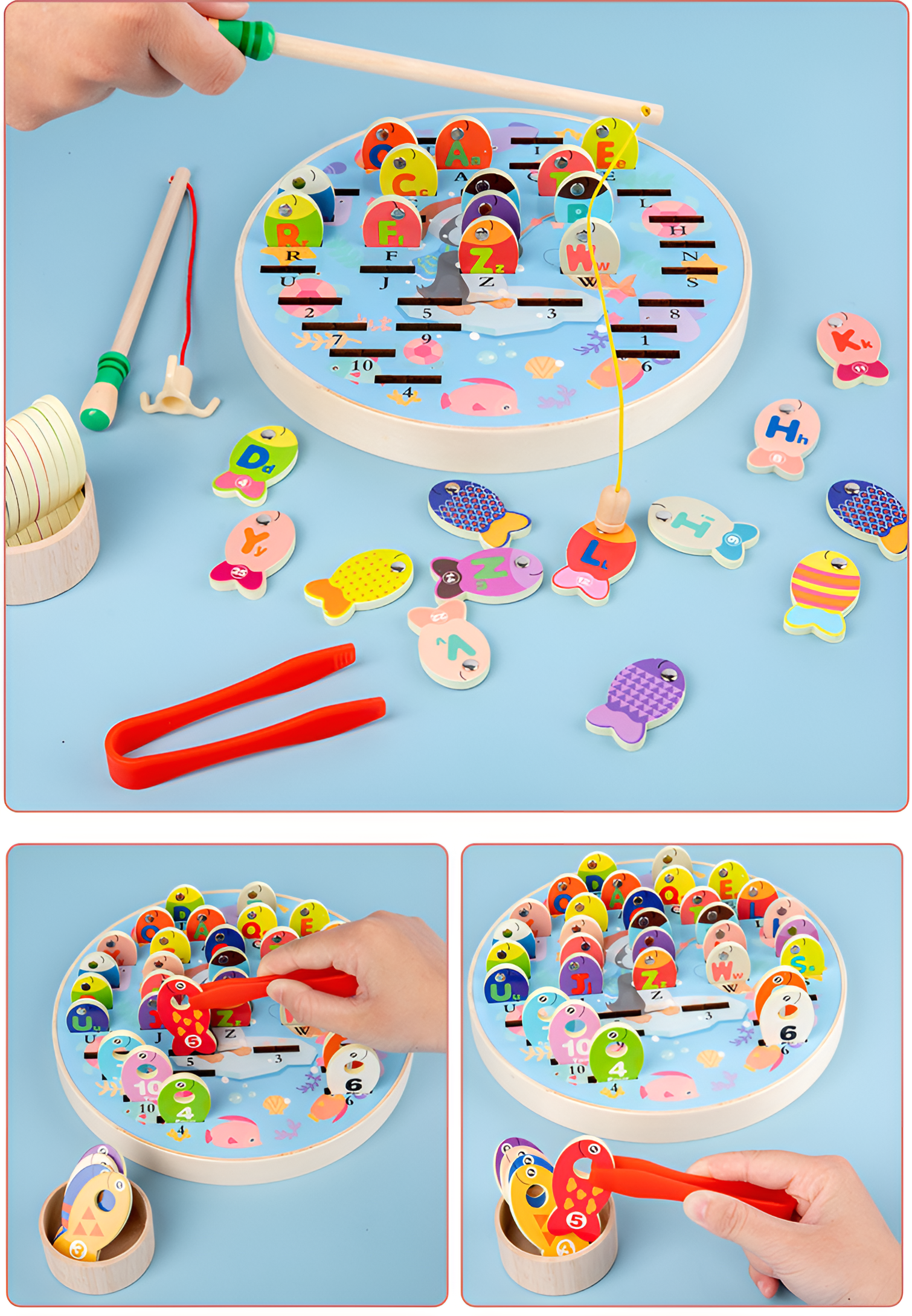Gioco Educativo della Pesca Montessori