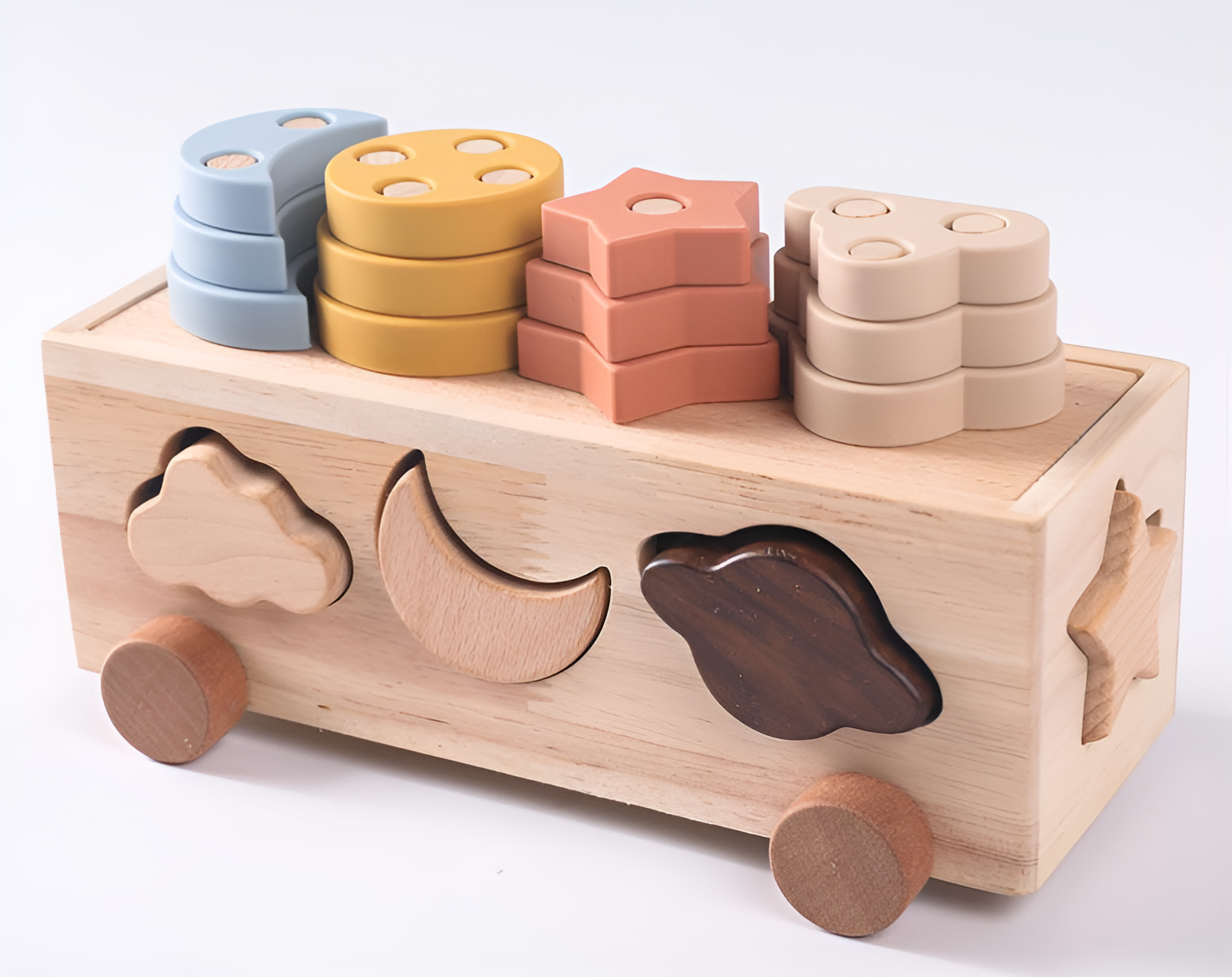 Gioco da Impilare in Silicone Montessori