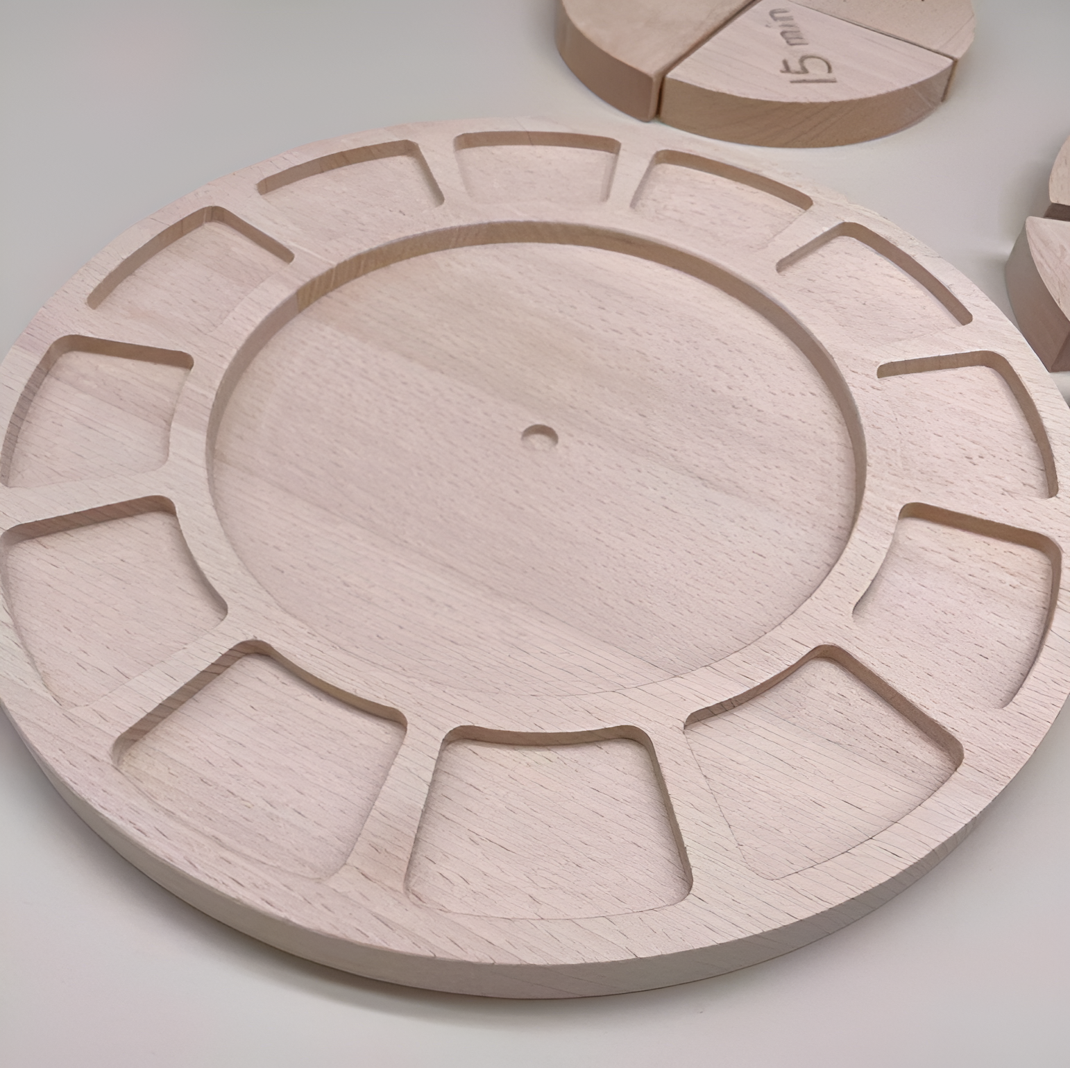 Puzzle Orologio in Legno Montessori
