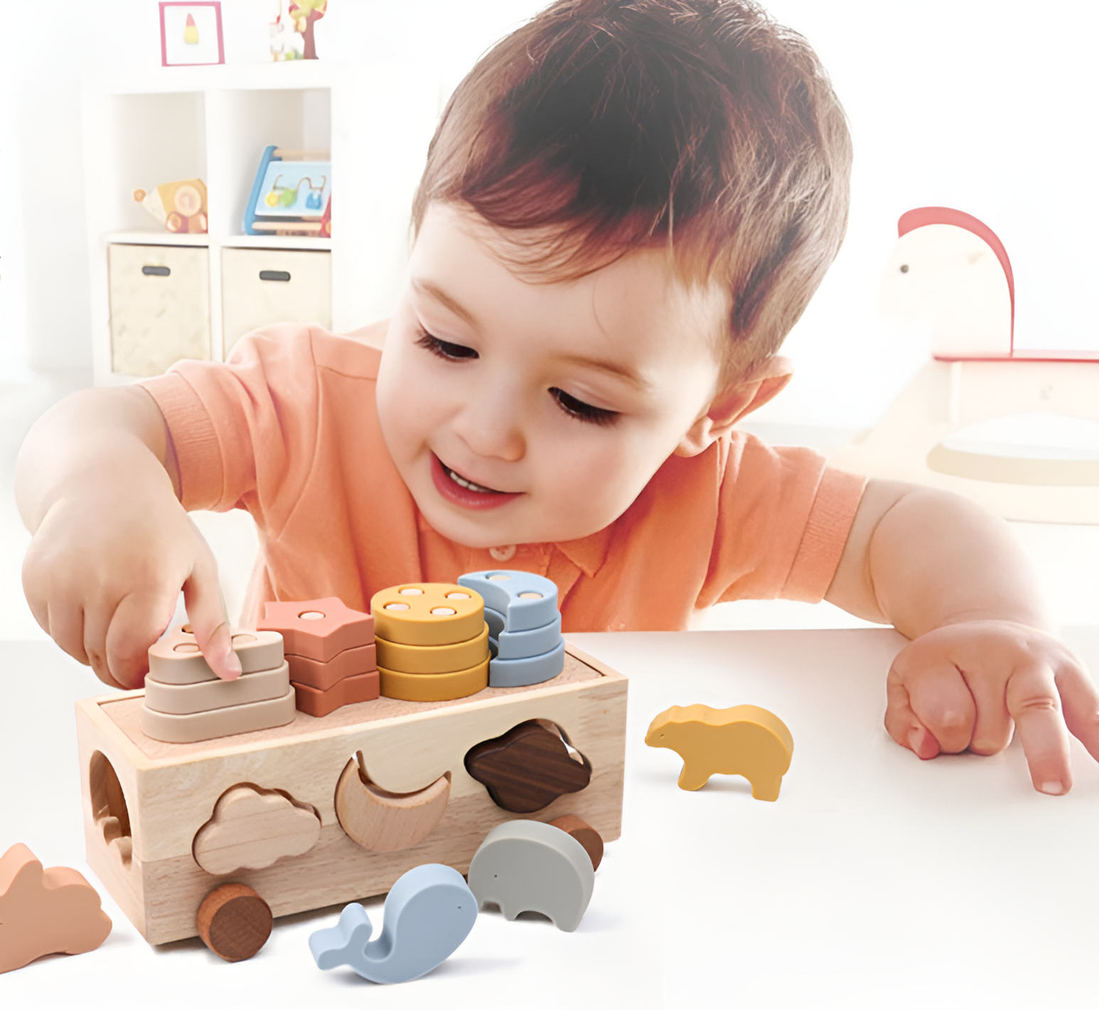 Gioco da Impilare in Silicone Montessori