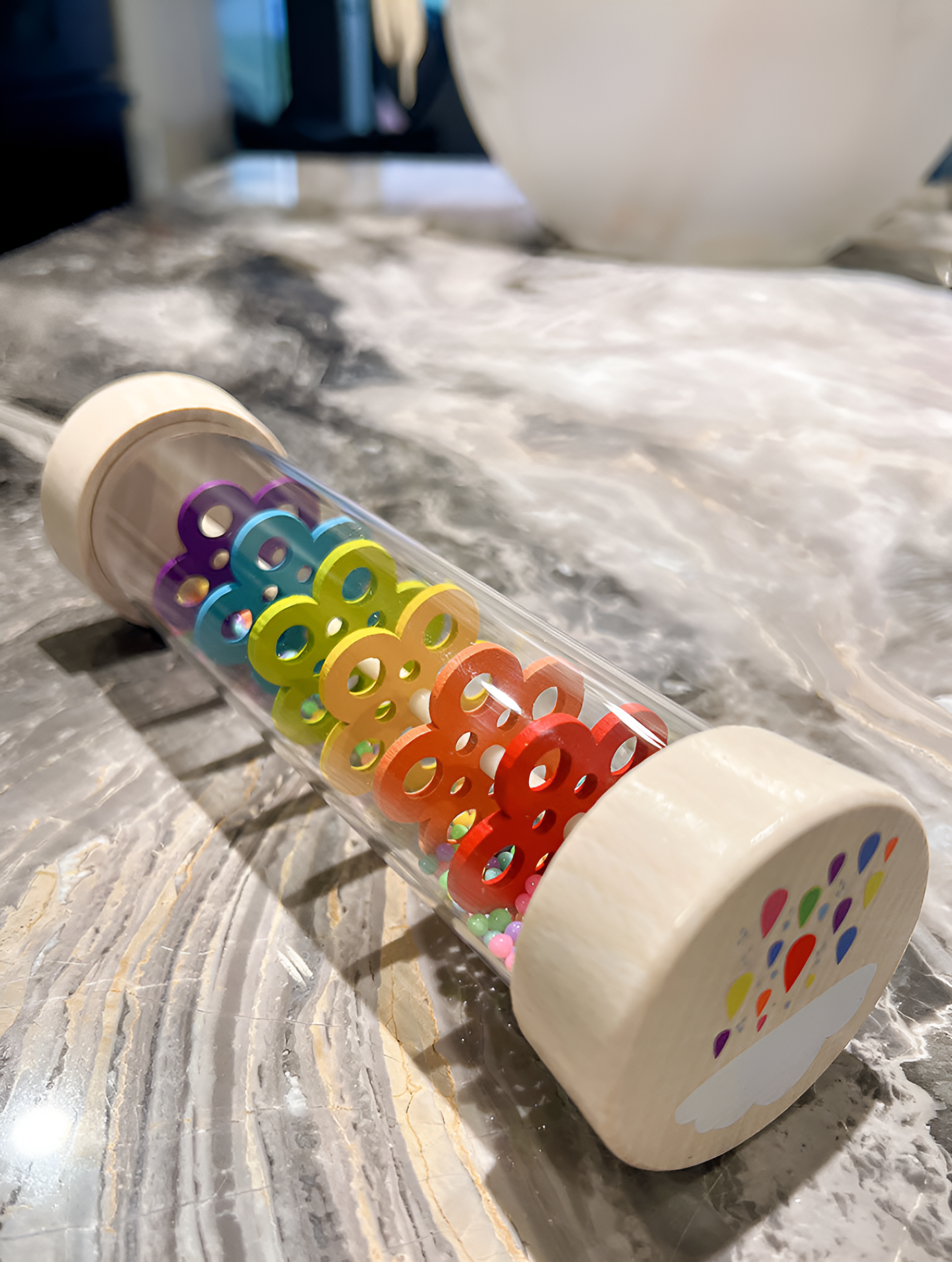 Sonaglio in Legno Montessori per Bambini