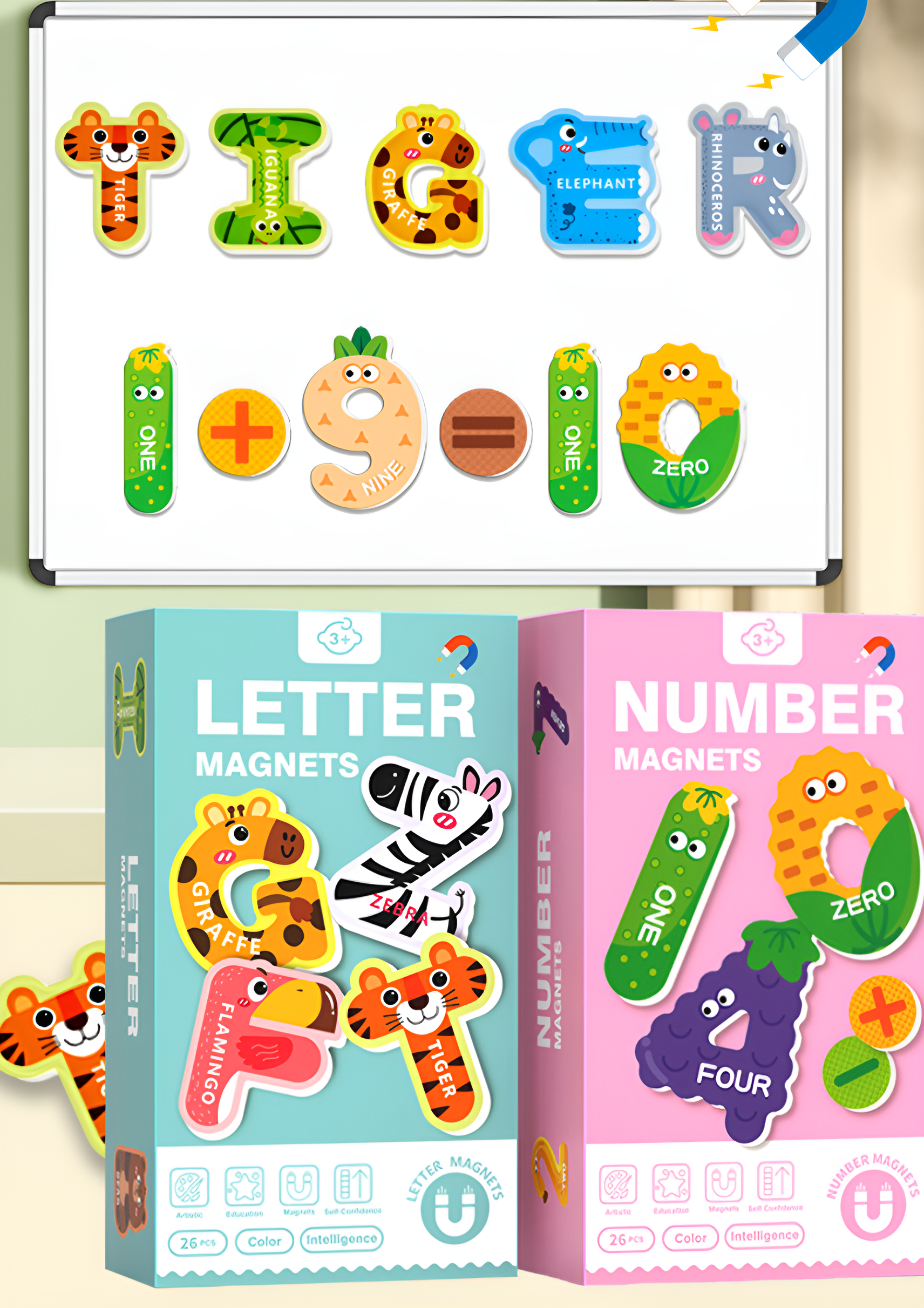Puzzle Magnetico Educativo Montessori