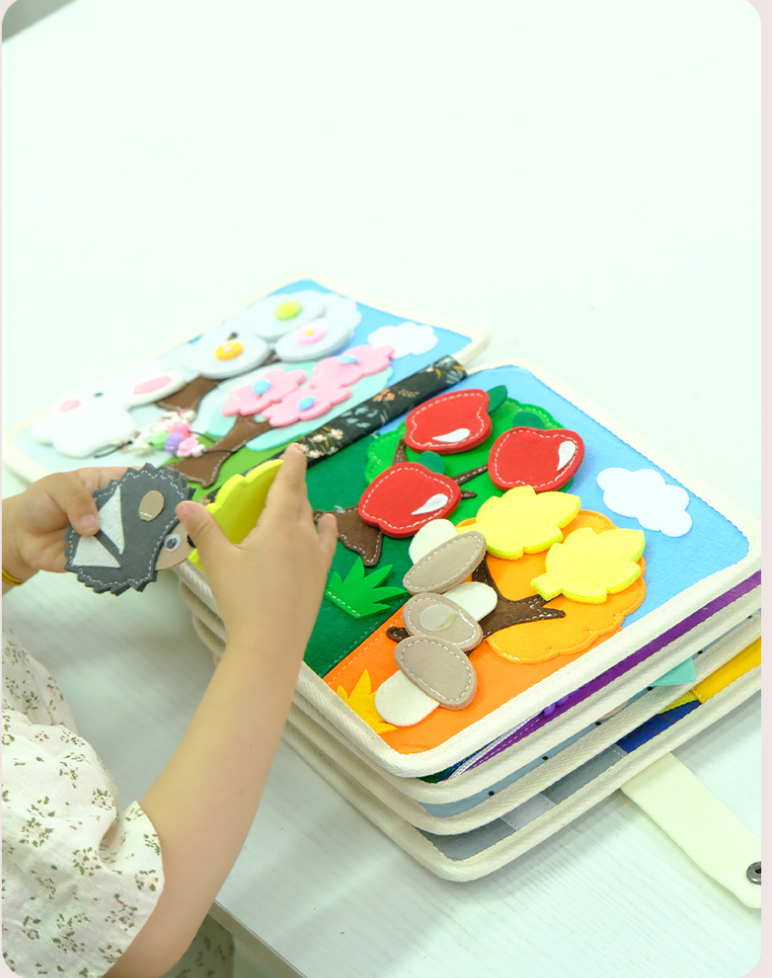Libro Sensoriale Busy Board Montessori