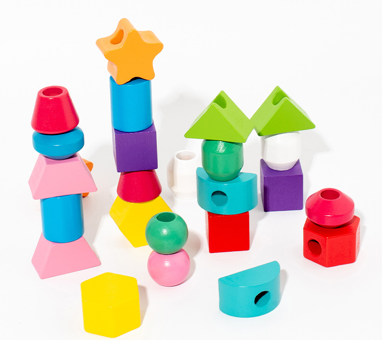 Impilabile Perline Arcobaleno Montessori