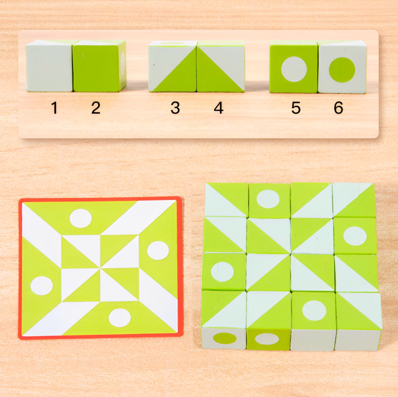 Puzzle a Blocchi 3D Montessori