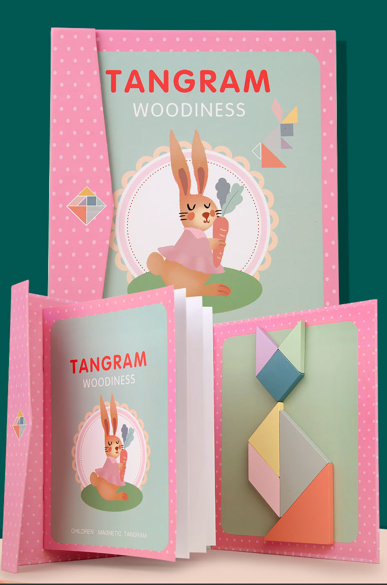 Libro Tangram Magnetico Montessori