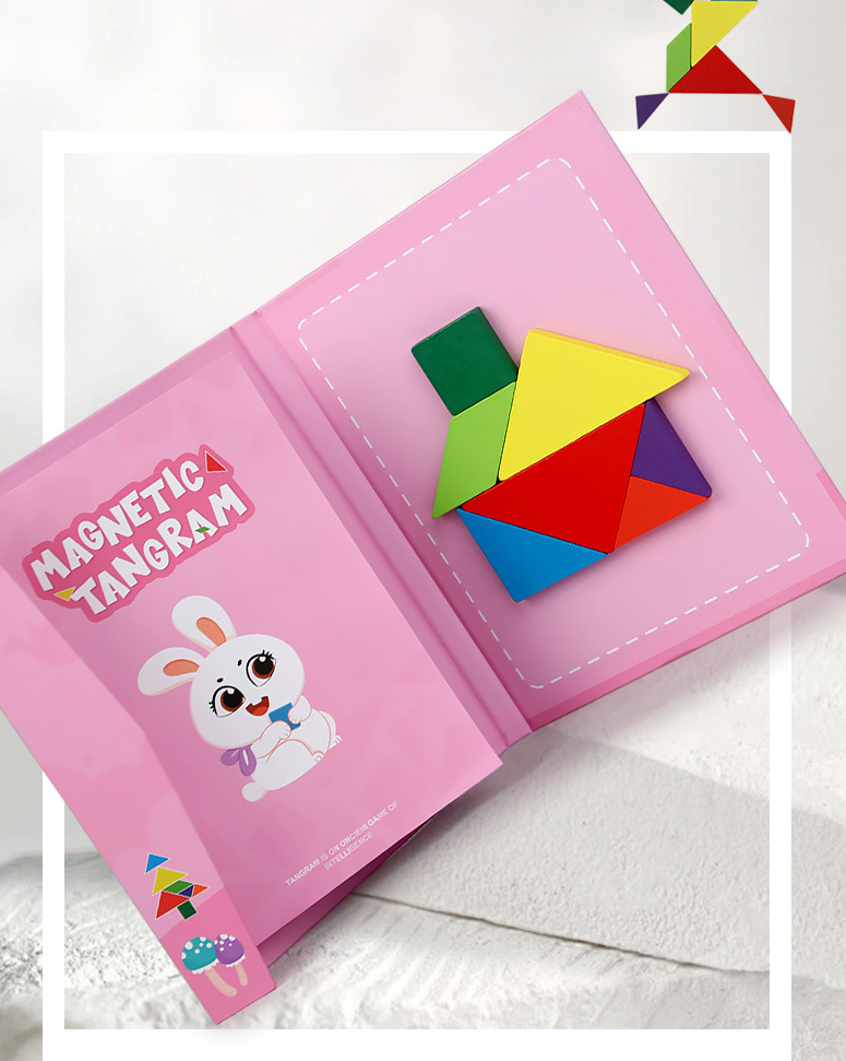 Libro Tangram Magnetico Montessori