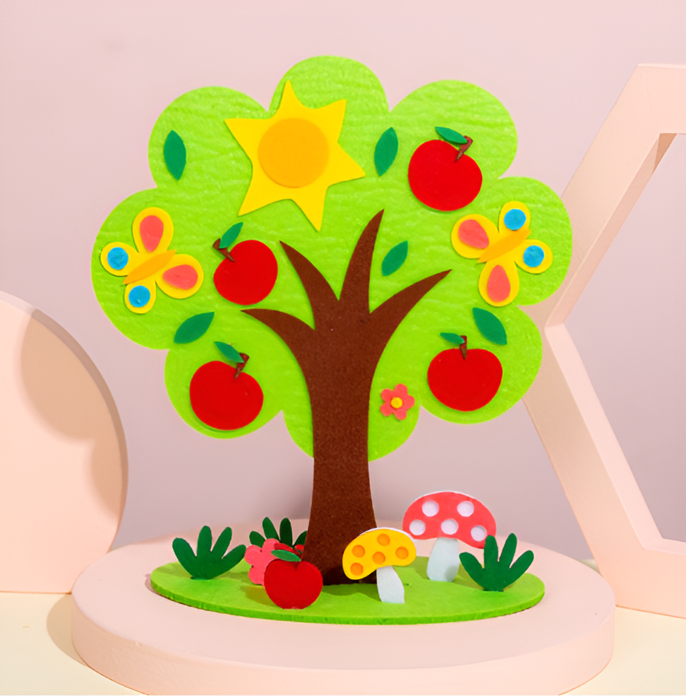 Kit Albero delle Stagioni in Feltro Montessori