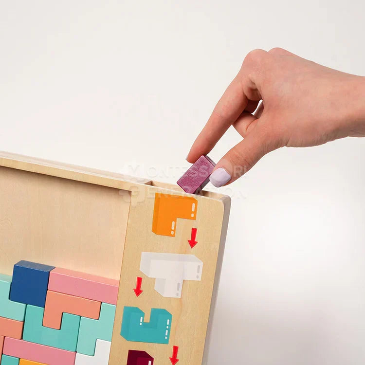 Tetris in Legno Montessori