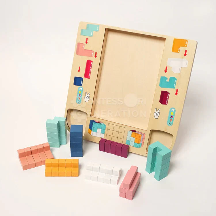 Tetris in Legno Montessori