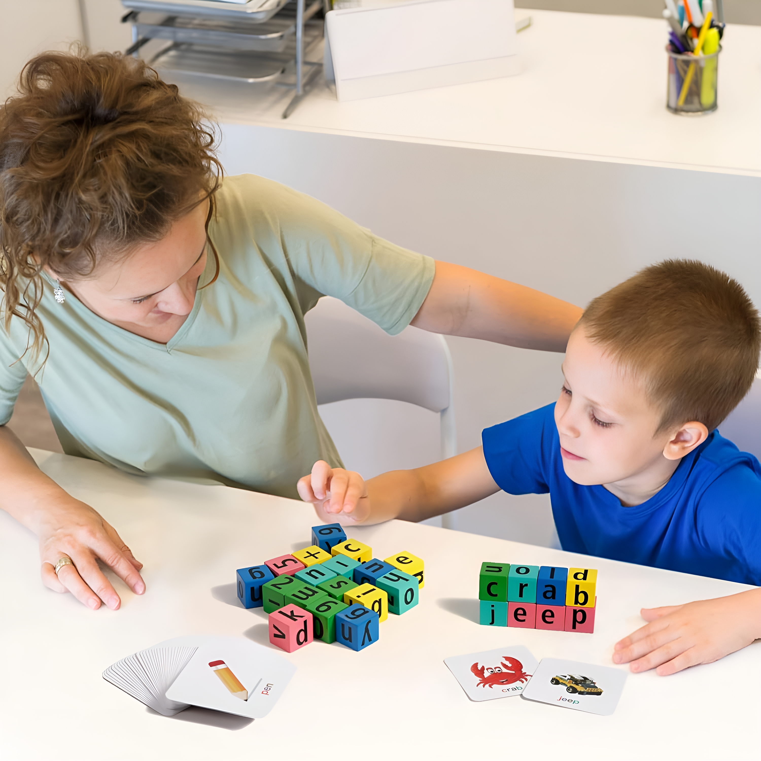 Cubi dell'Ortografia Montessori