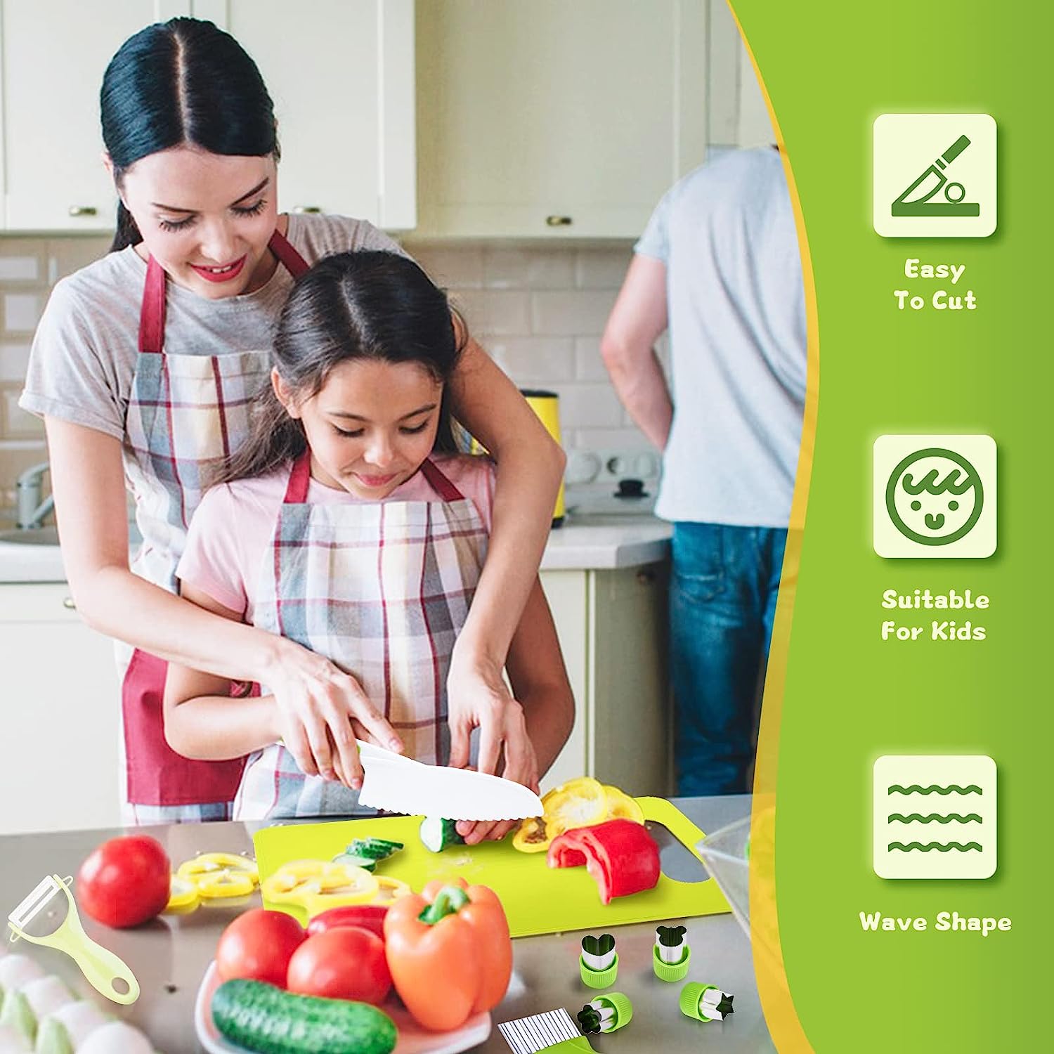 Set Utensili da Cucina Montessori (13 pezzi) - Confezione da 2
