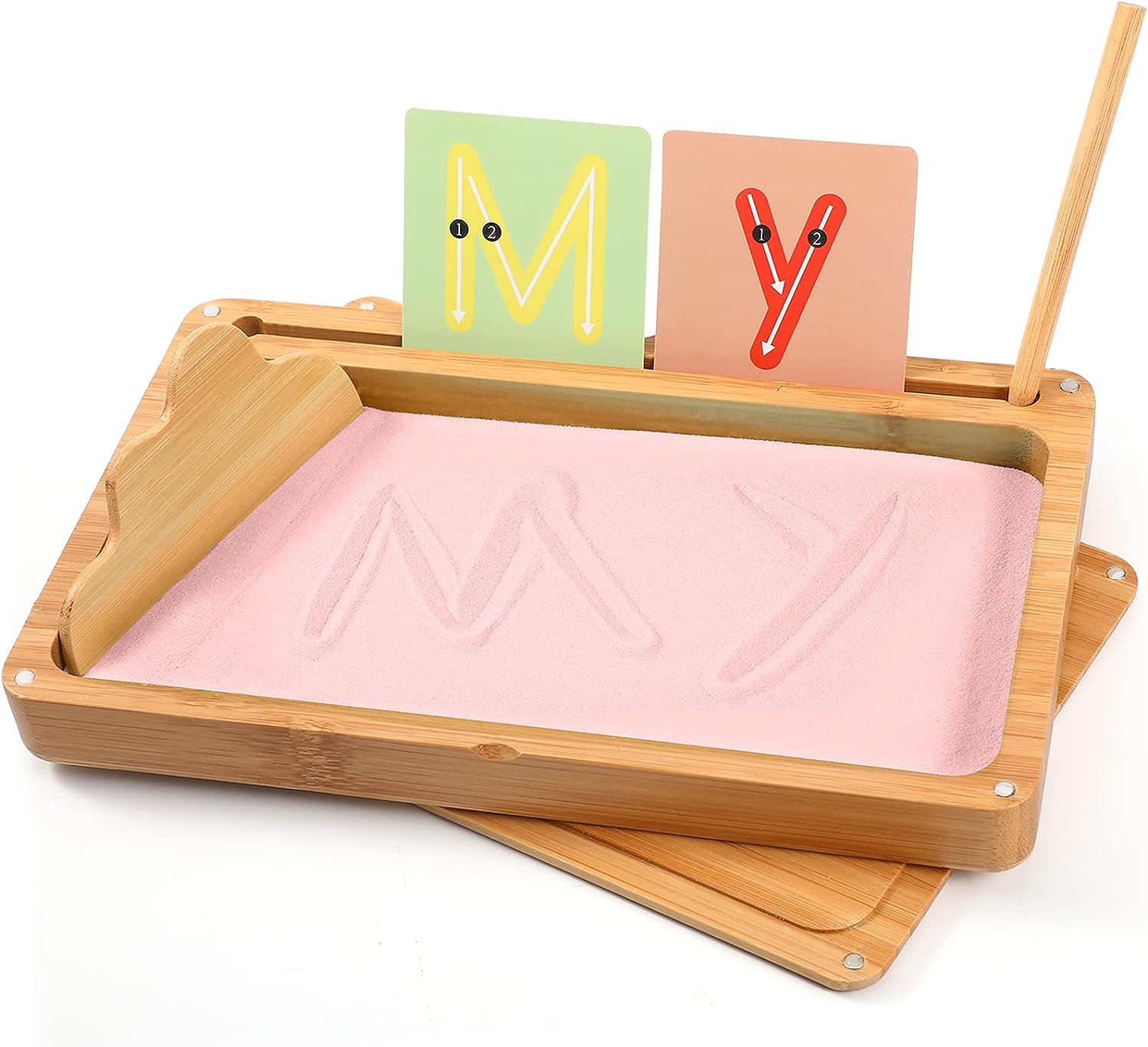 Vassoio per Scrittura e Disegno con Sabbia Montessori