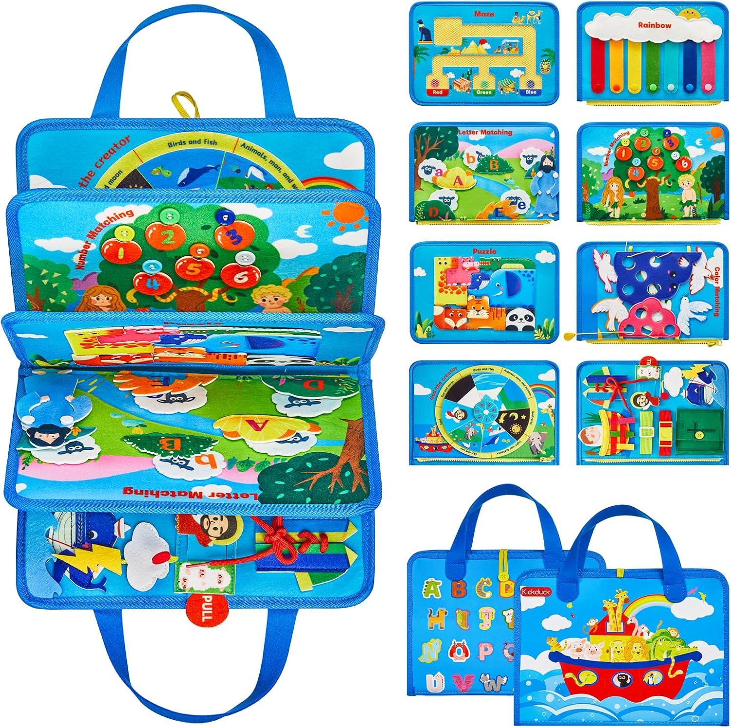 Tavola Sensoriale Montessori per Bambini 3-4 Anni