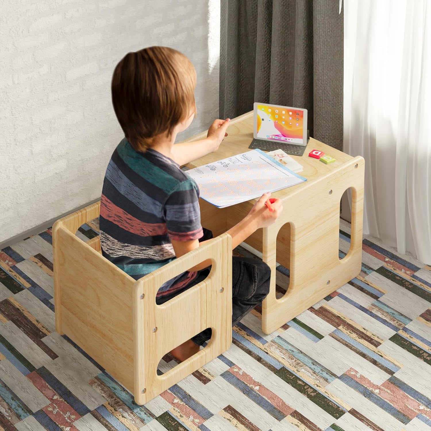 Set Tavolo e Sedia per Svezzamento Montessori