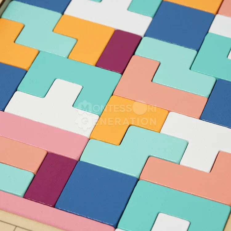 Tetris in Legno Montessori