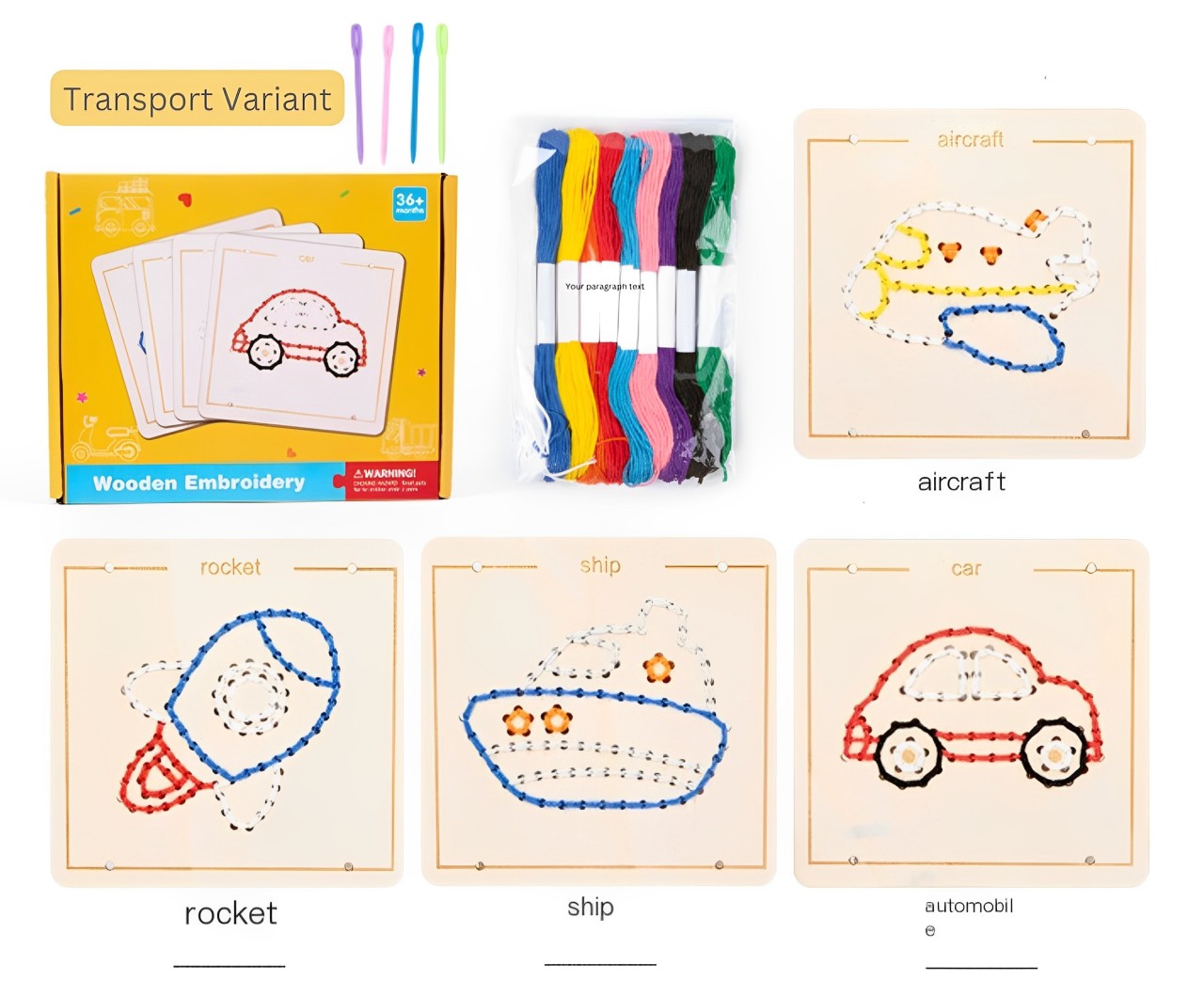Gioco di Infilatura Montessori