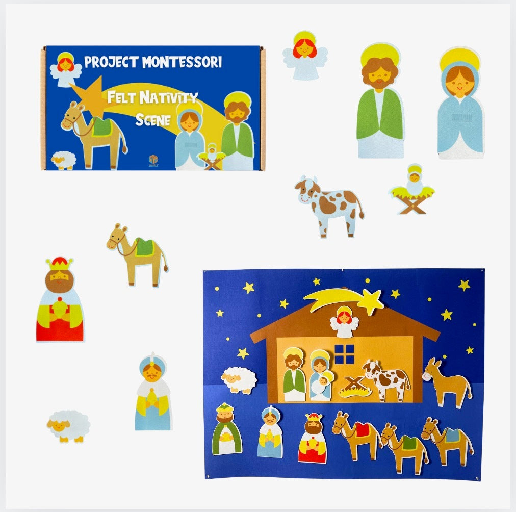 Presepe in Feltro Montessori