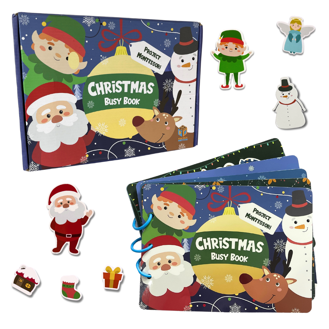 Libro Sensoriale di Natale Montessori