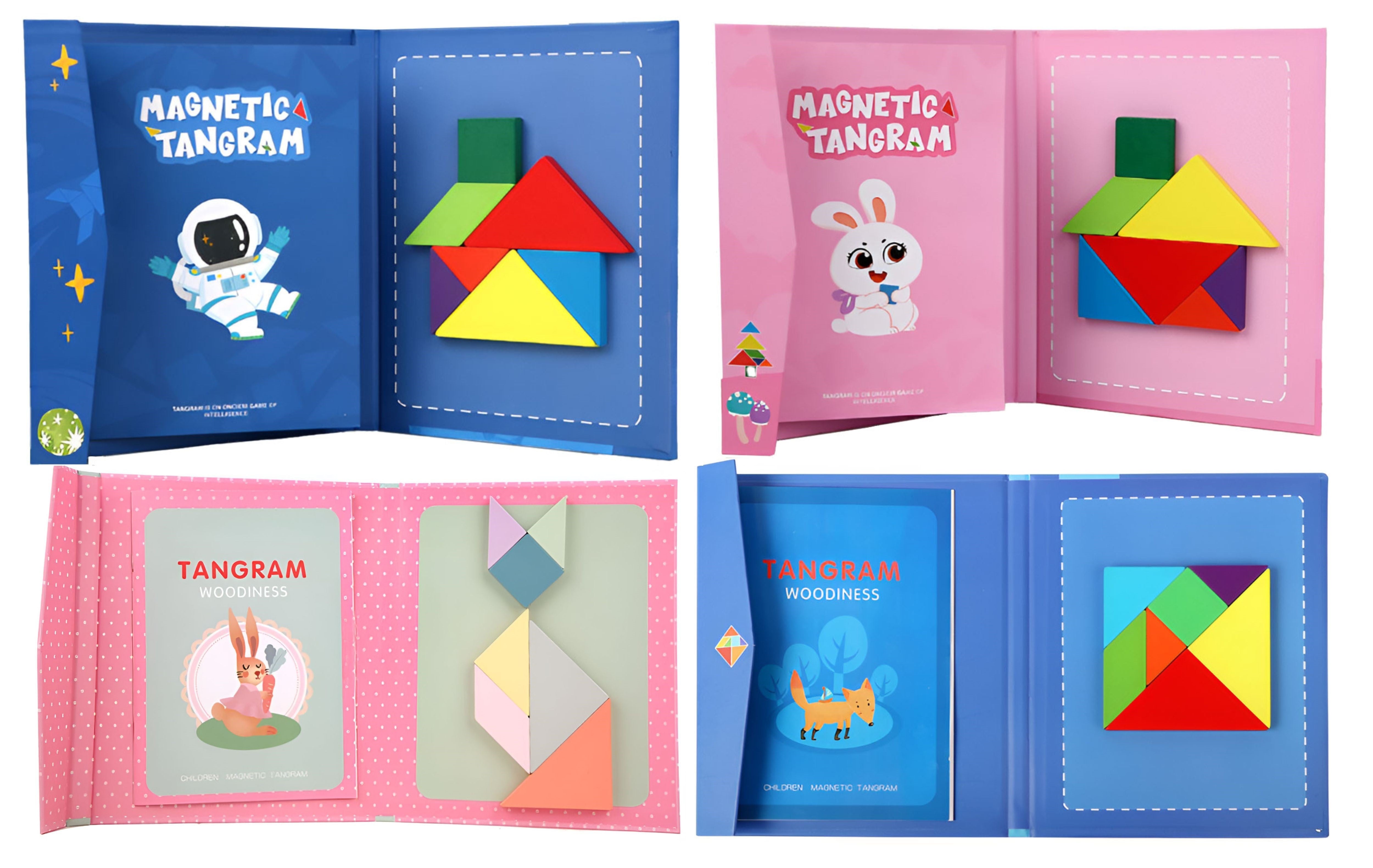 Libro Tangram Magnetico Montessori