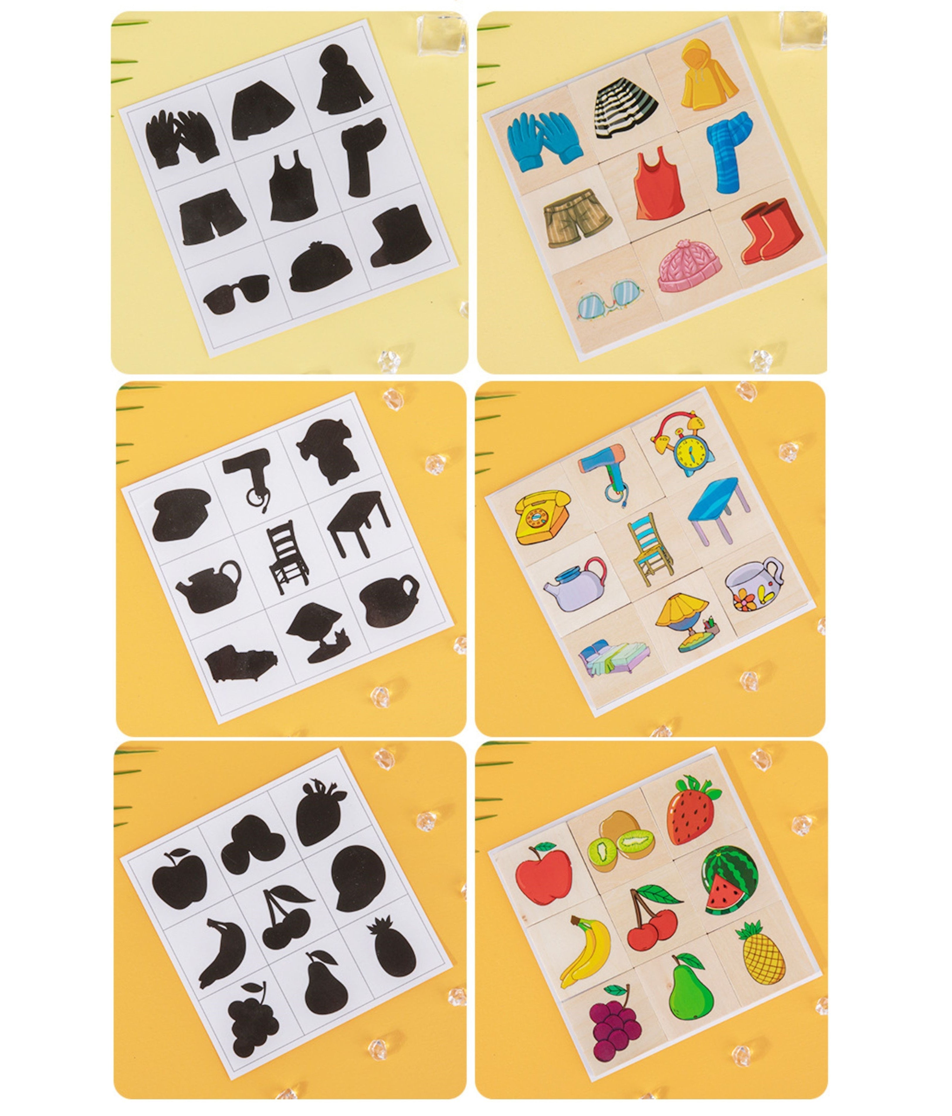 Set di Abbinamento Sfumature Montessori