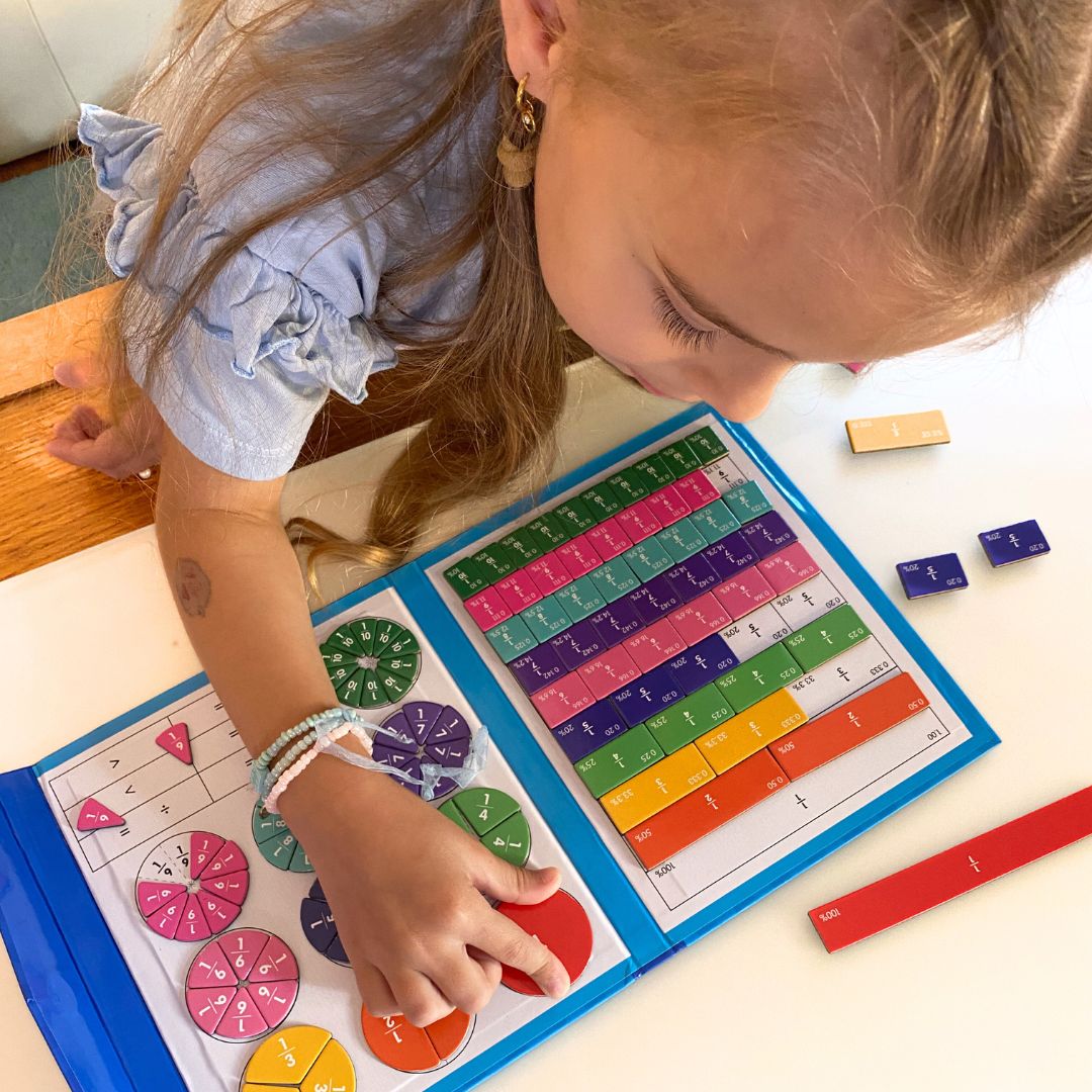 Gioco Magnetico delle Frazioni Montessori