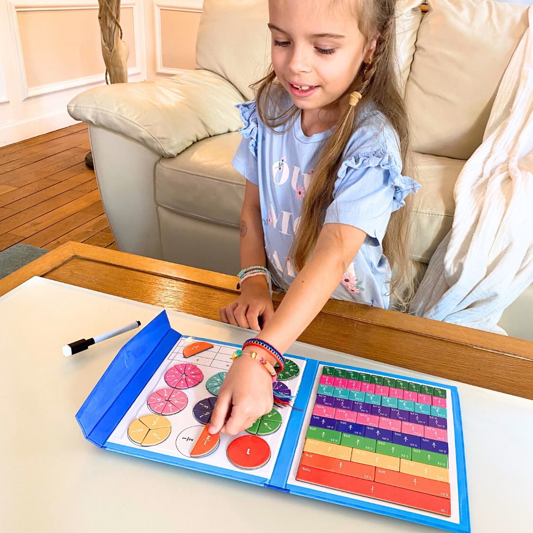 Gioco Magnetico delle Frazioni Montessori