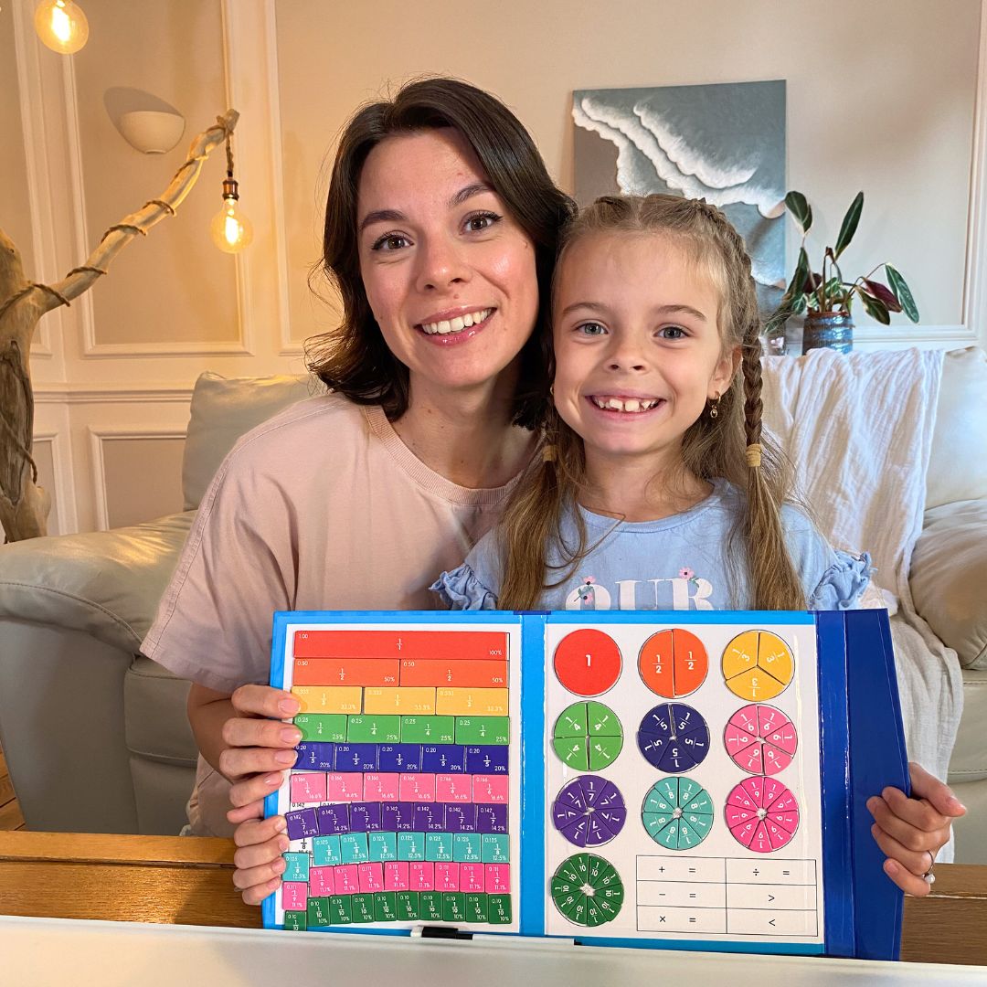Gioco Magnetico delle Frazioni Montessori
