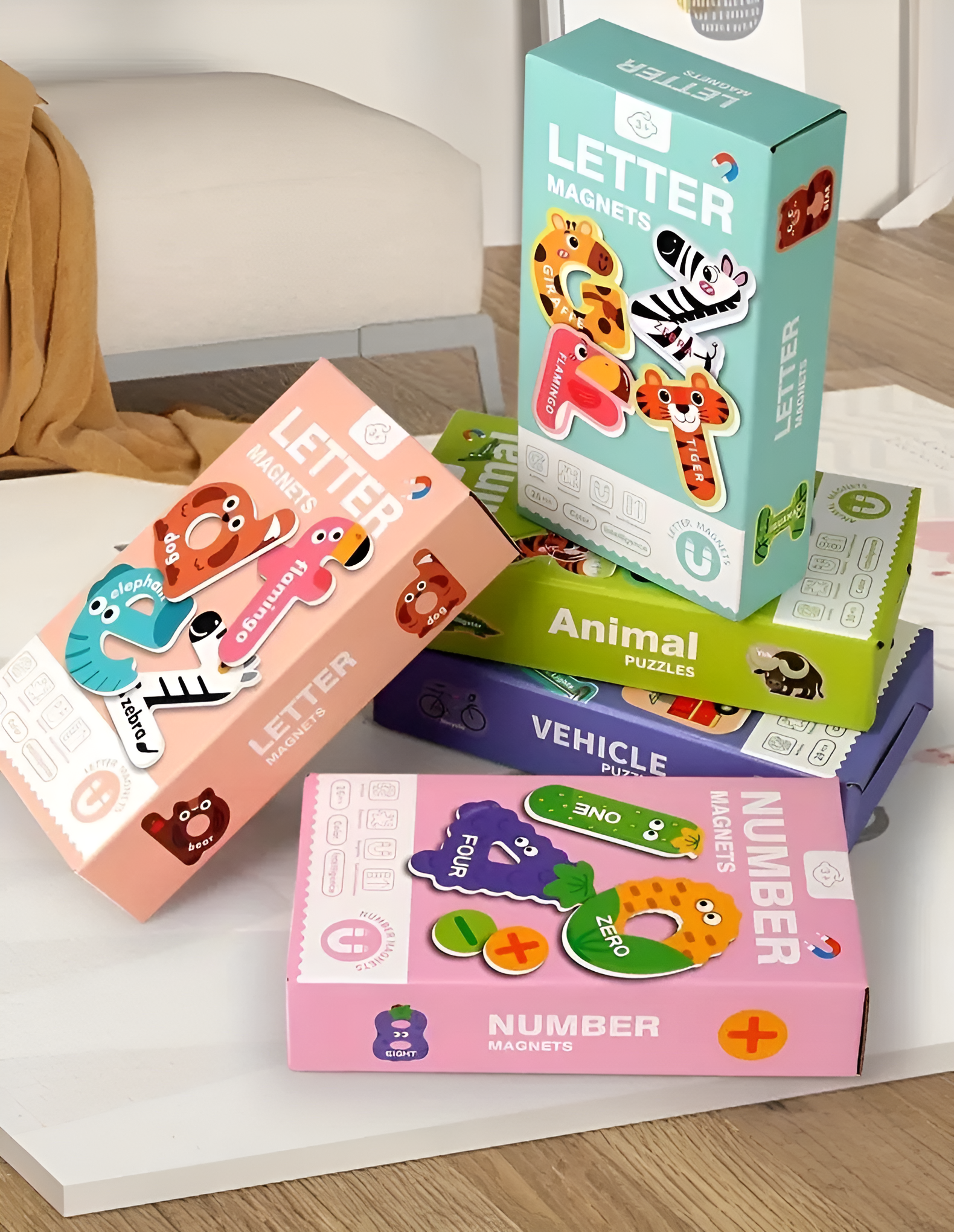Puzzle Magnetico Educativo Montessori