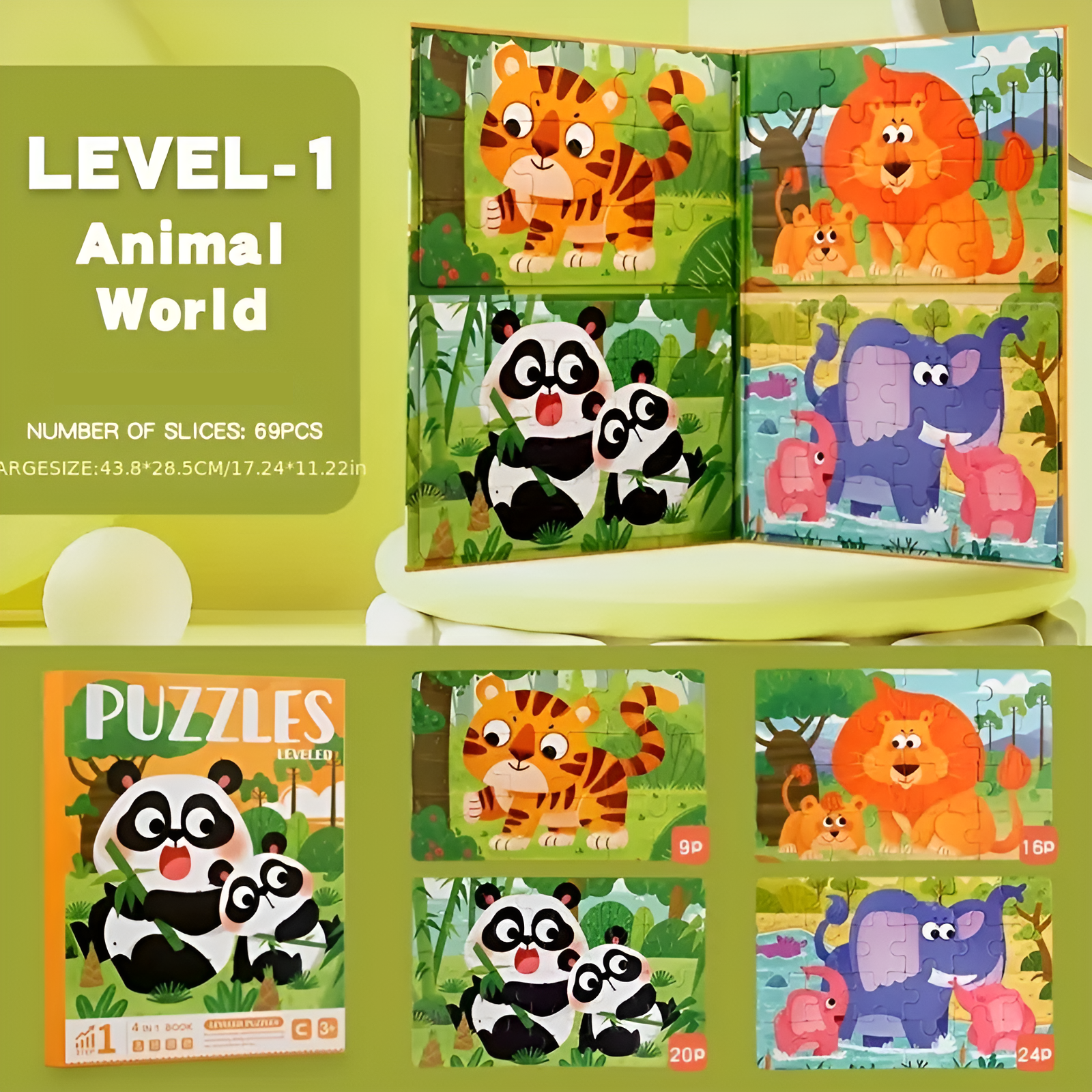 Libro di Puzzle Montessori