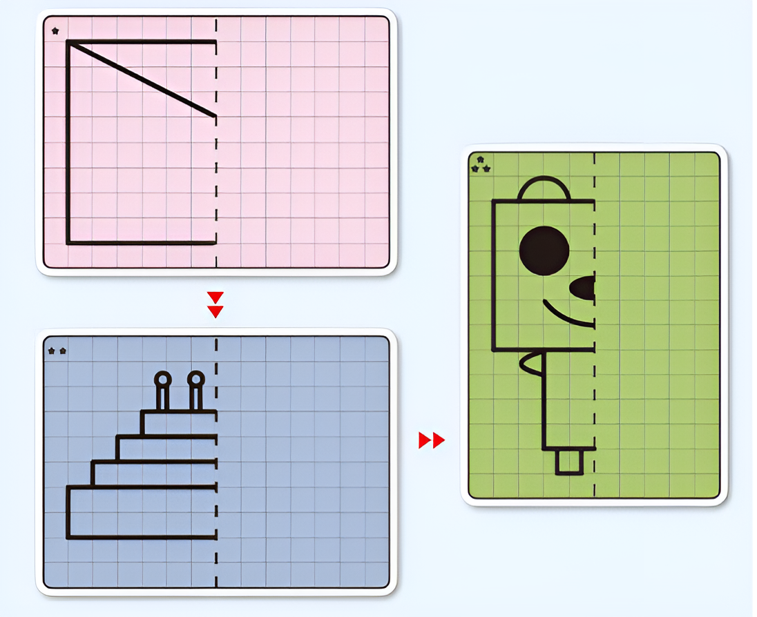 Carte da Disegno Simmetrico Montessori