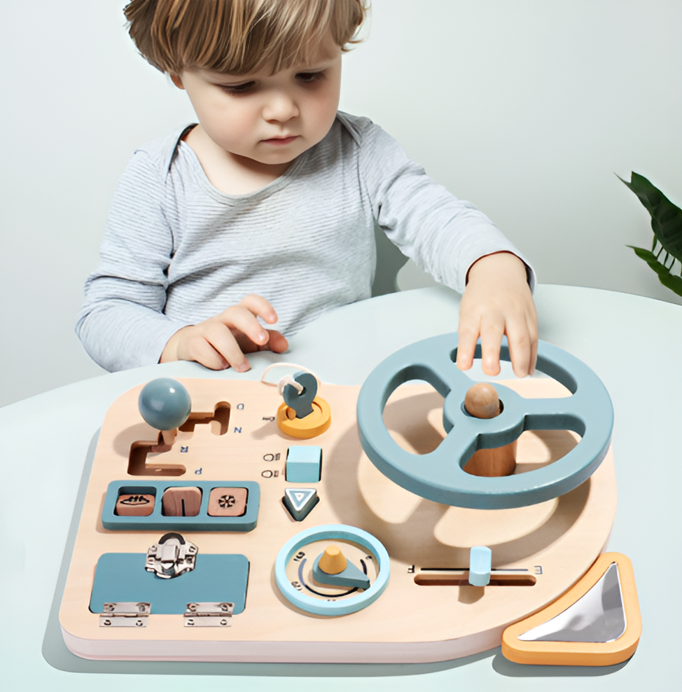 Tavola Sensoriale Auto Montessori