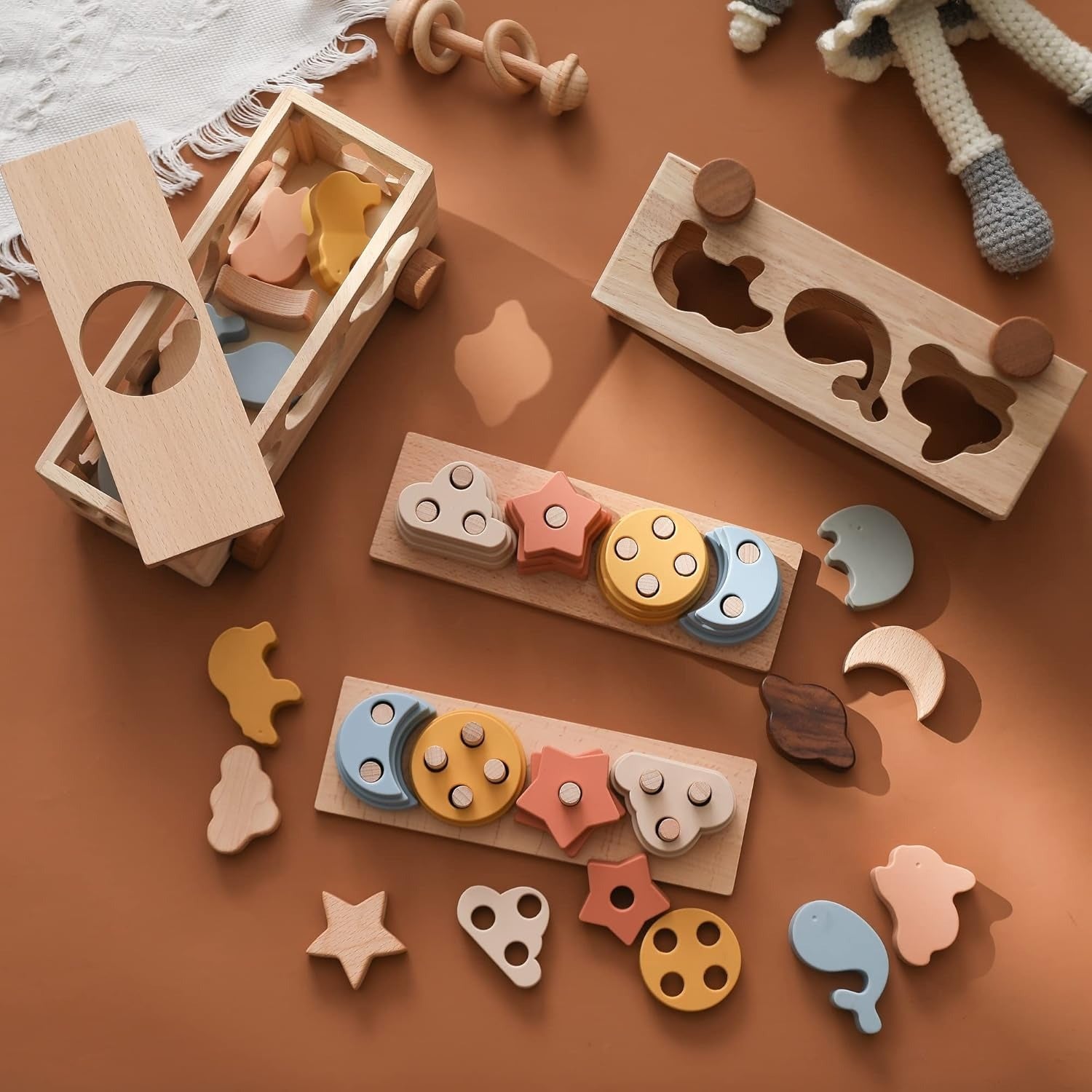 Gioco da Impilare in Silicone Montessori