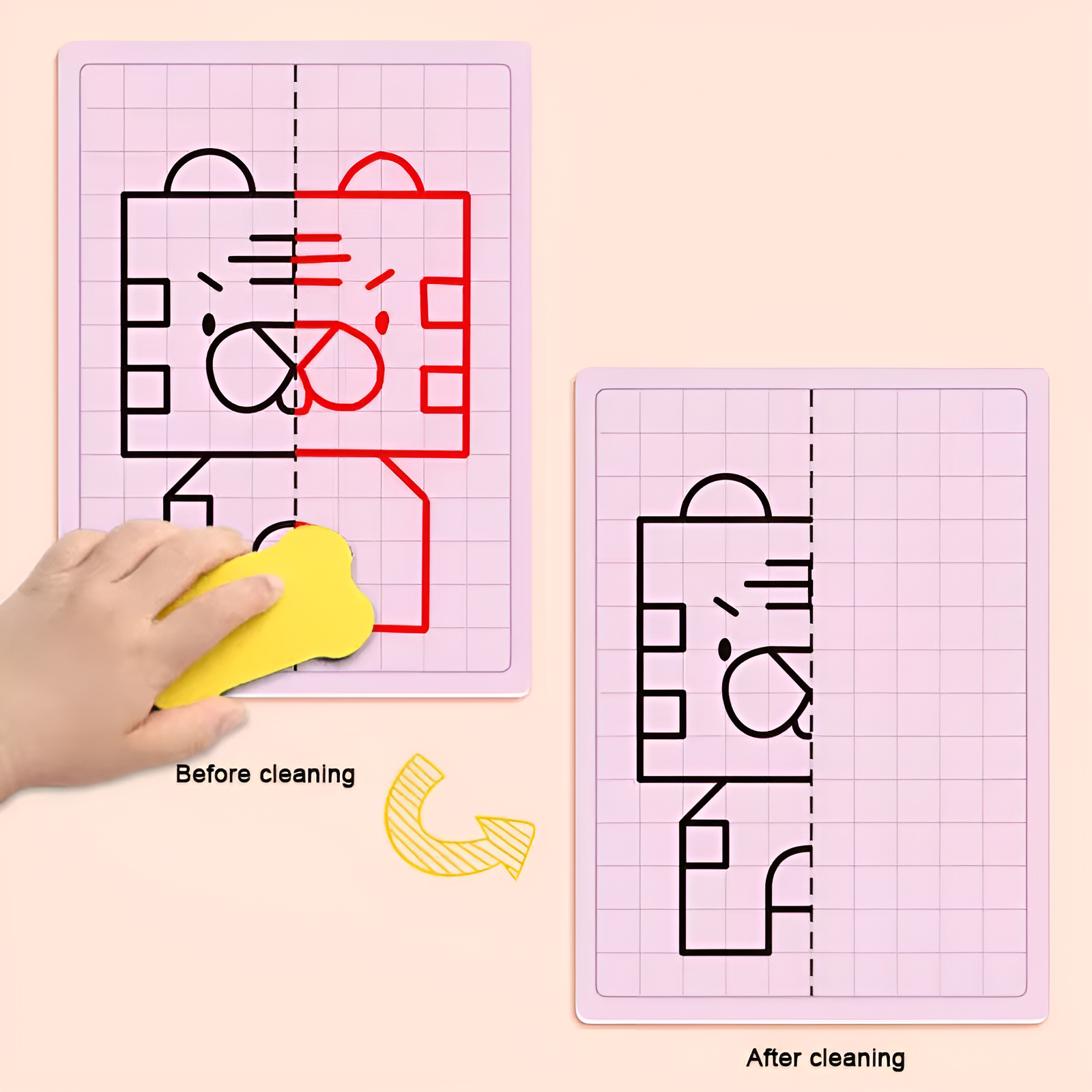 Carte da Disegno Simmetrico Montessori