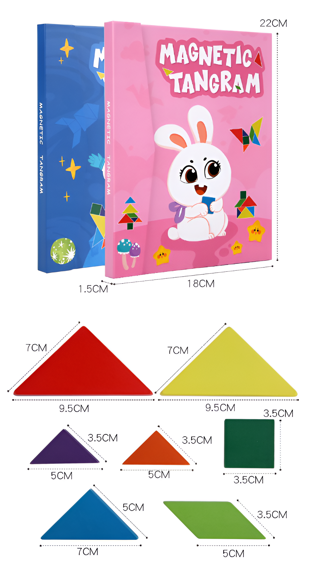 Libro Tangram Magnetico Montessori