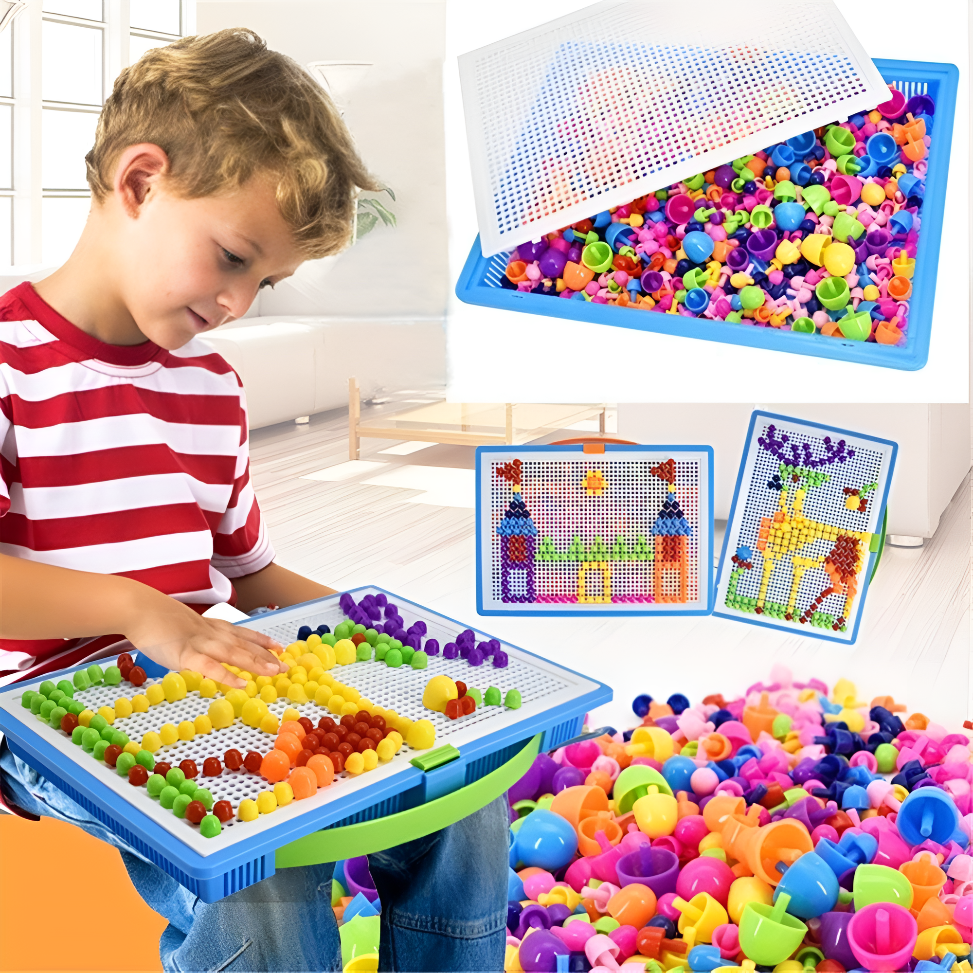 Tavola a Chiodini Fungo Montessori