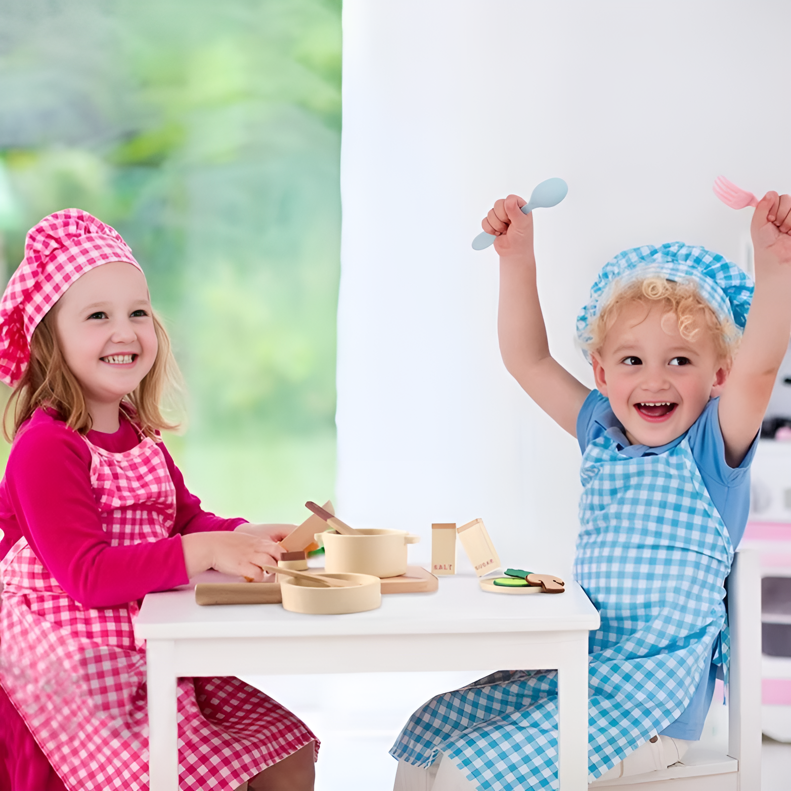 Cucina Giocattolo in Legno Montessori