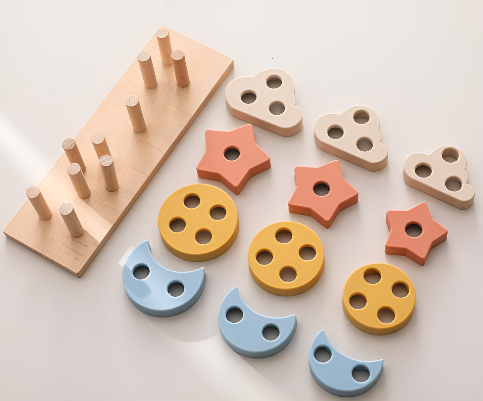 Gioco da Impilare in Silicone Montessori