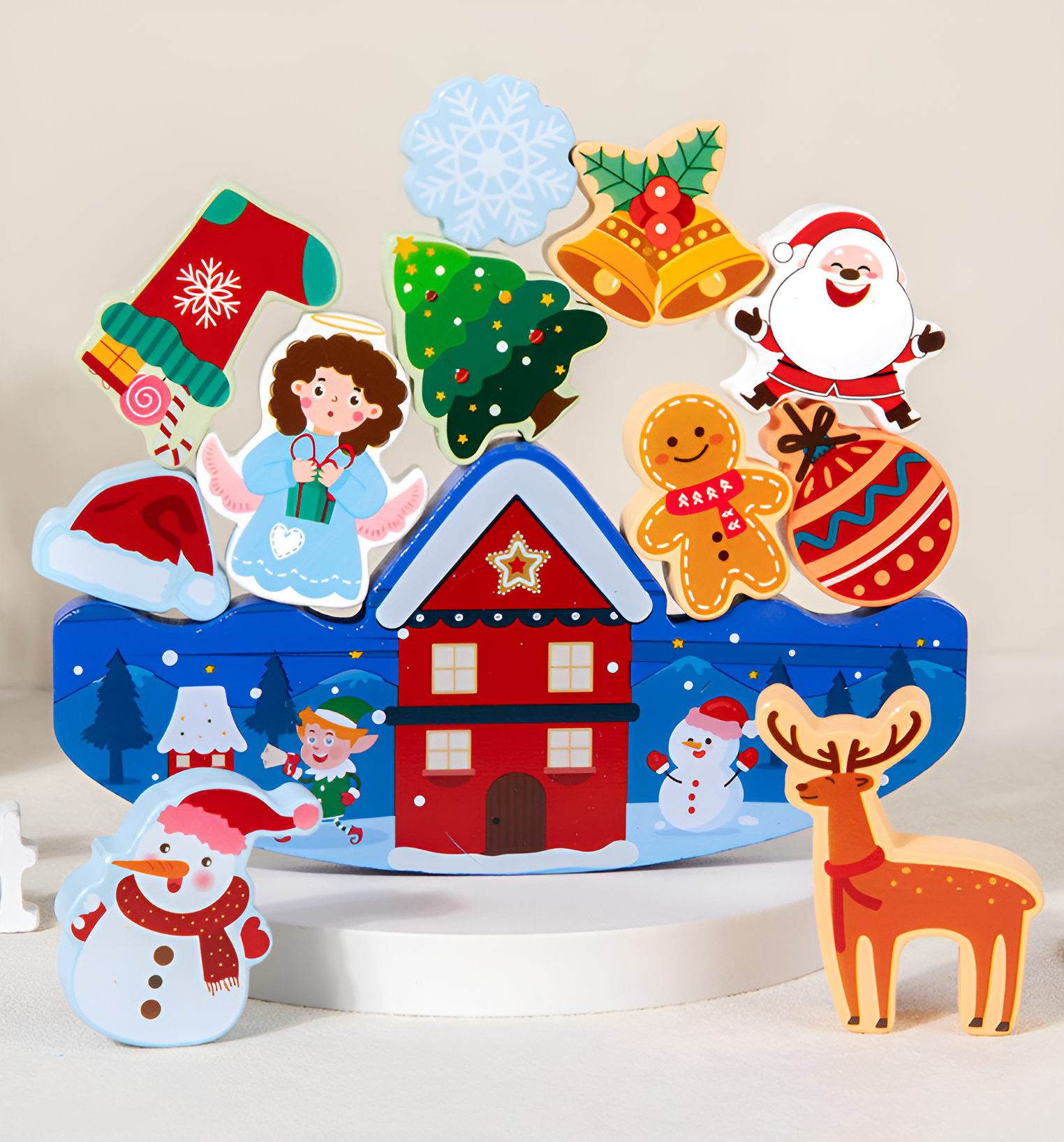 Gioco da Impilare delle Feste Montessori
