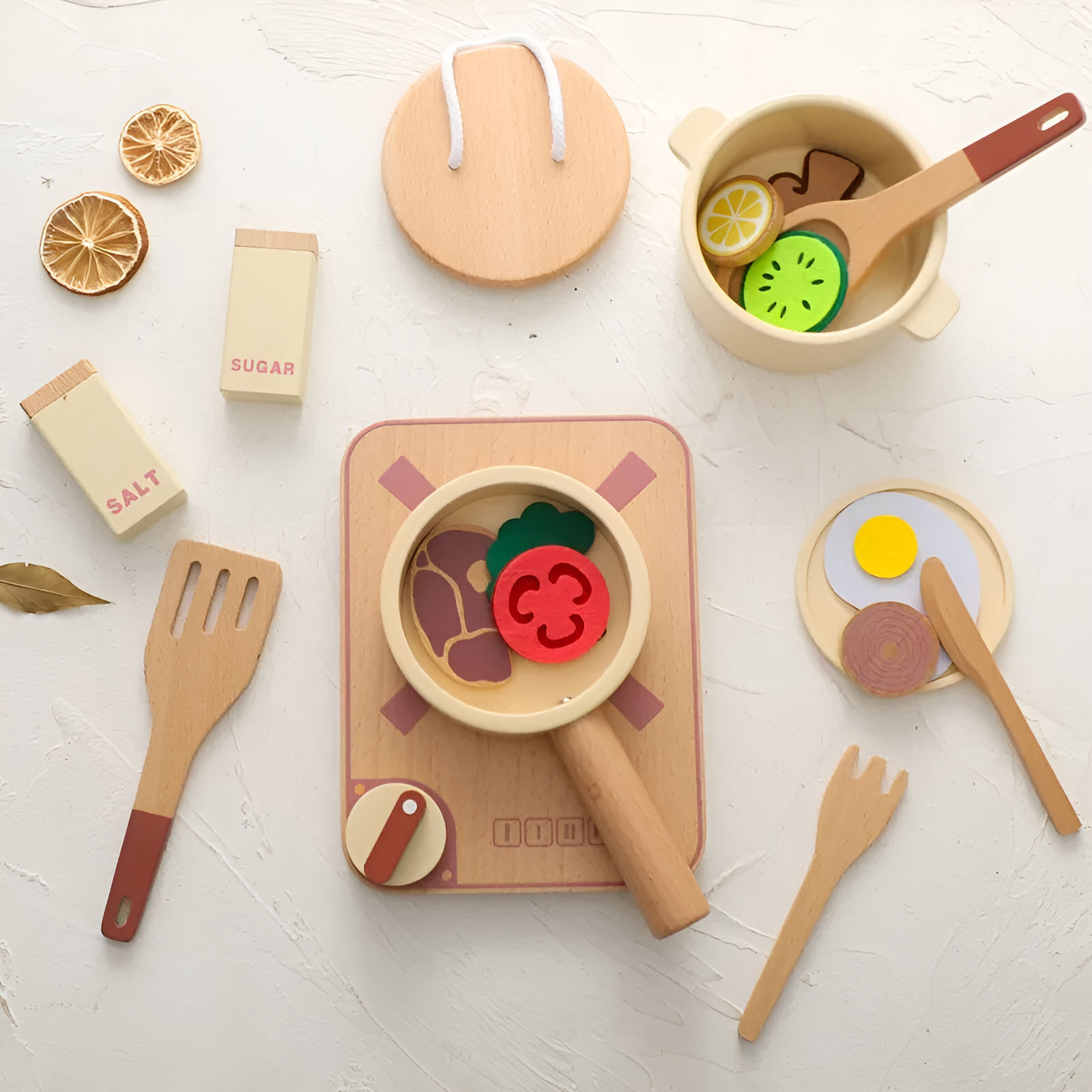 Cucina Giocattolo in Legno Montessori
