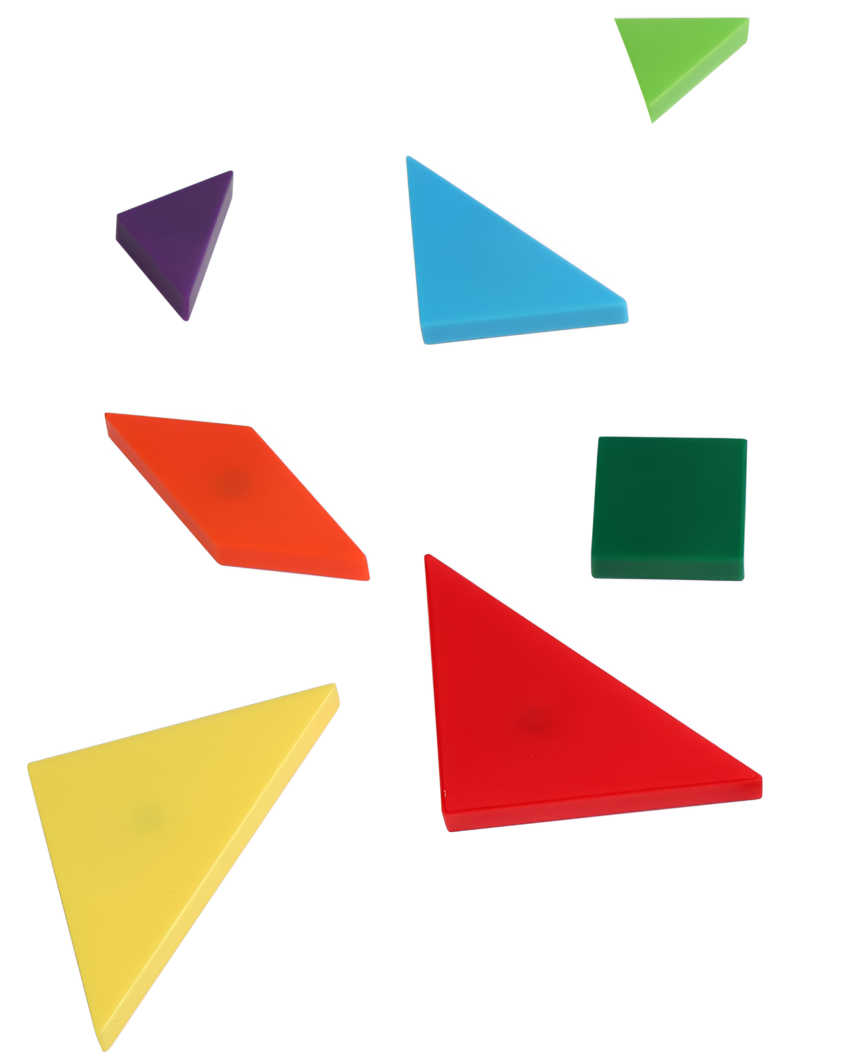 Puzzle Magnetico Tangram 3D Montessori